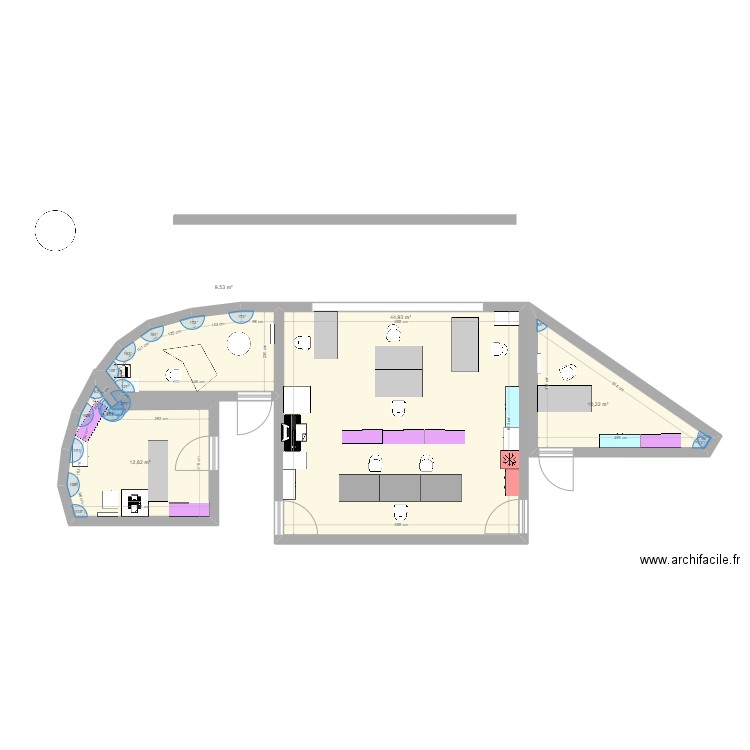 service culture 5. Plan de 4 pièces et 78 m2