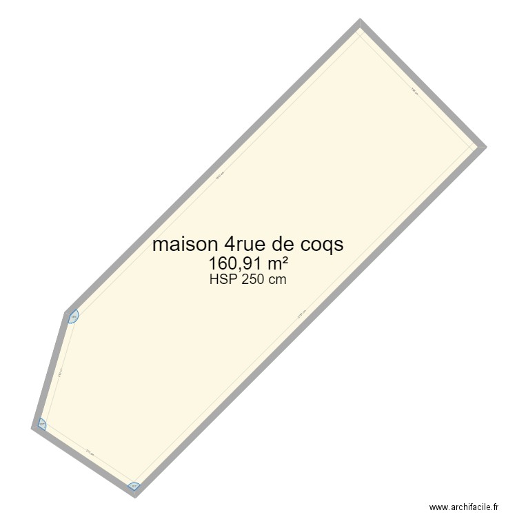 maison beaurevoir. Plan de 1 pièce et 161 m2