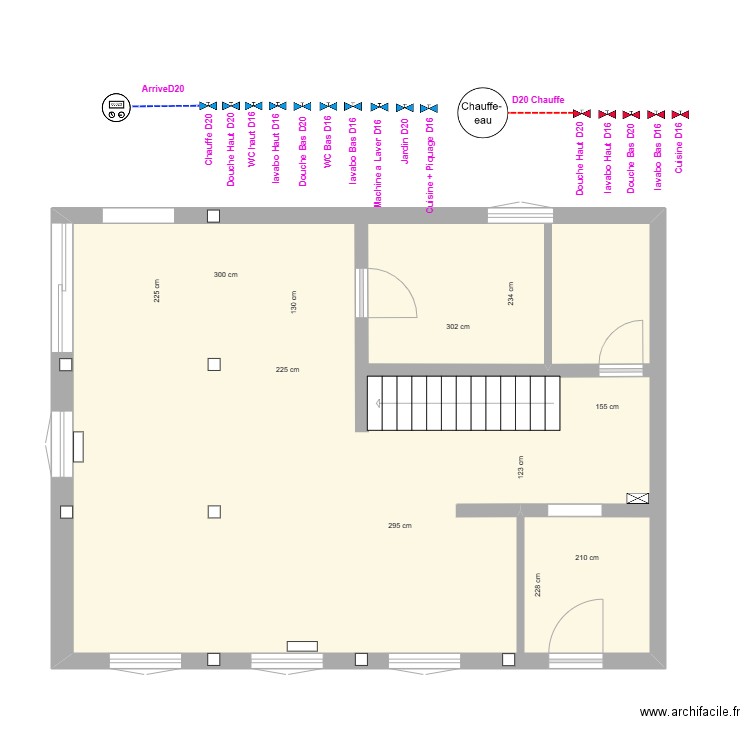 ABAJO PLOMBIER 2EM. Plan de 0 pièce et 0 m2