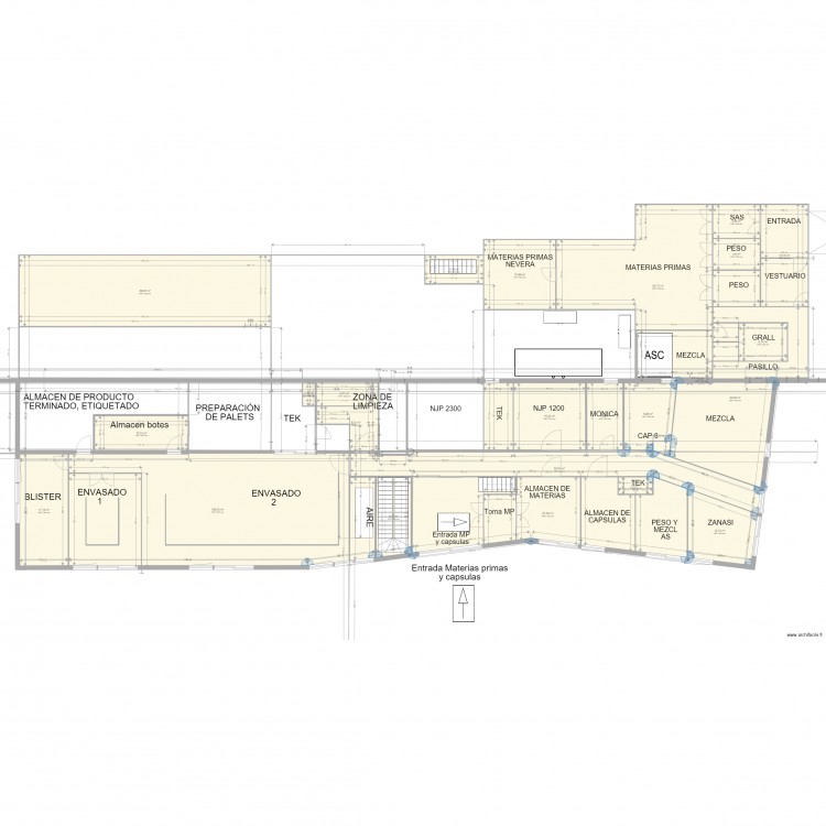 Vestuarios V6 C Jerome. Plan de 0 pièce et 0 m2