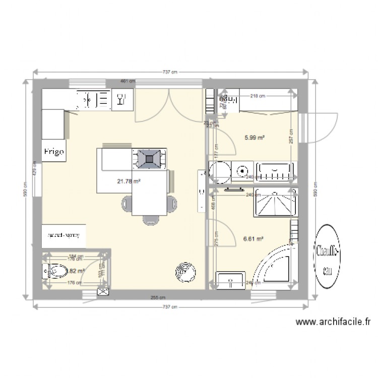 cuisine buanderie 8. Plan de 0 pièce et 0 m2