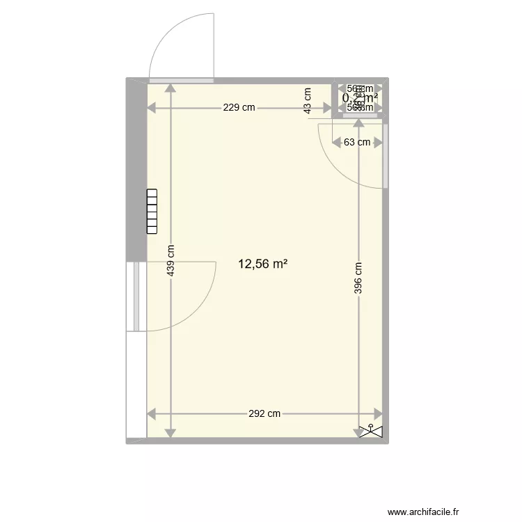 poncet existant. Plan de 
