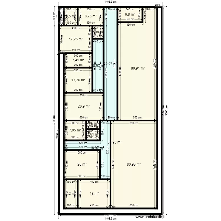 similation 4apps. Plan de 