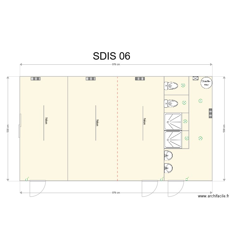   AFFAIRE SDIS 06 . Plan de 0 pièce et 0 m2