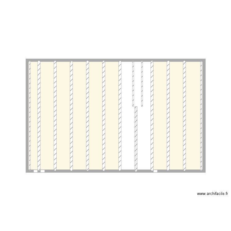 Placement Metalstud . Plan de 0 pièce et 0 m2