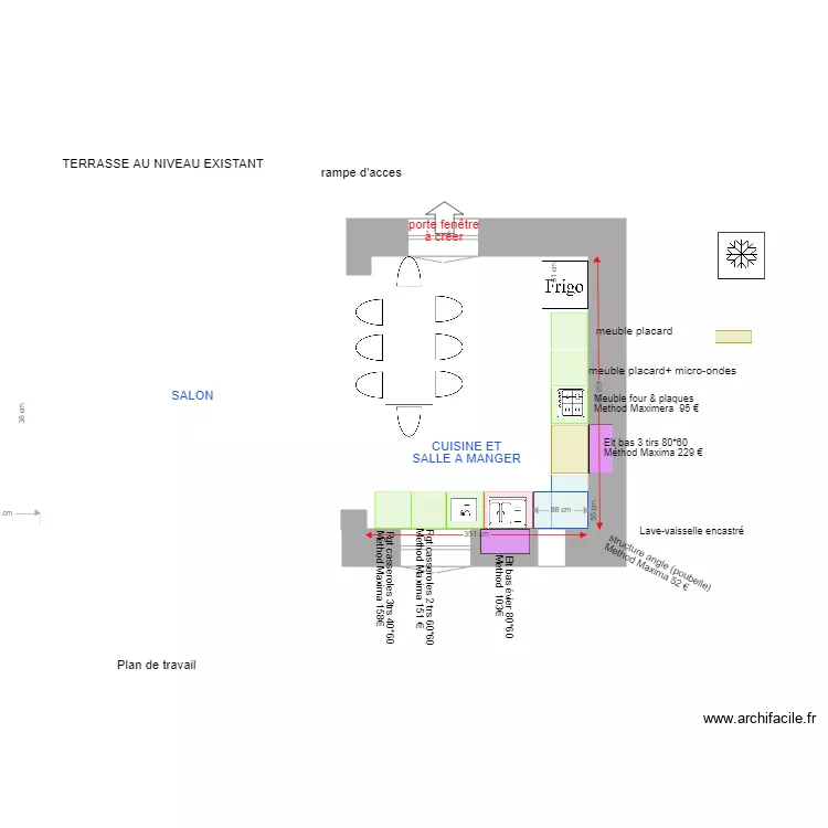 CUISINE Mamie2. Plan de 