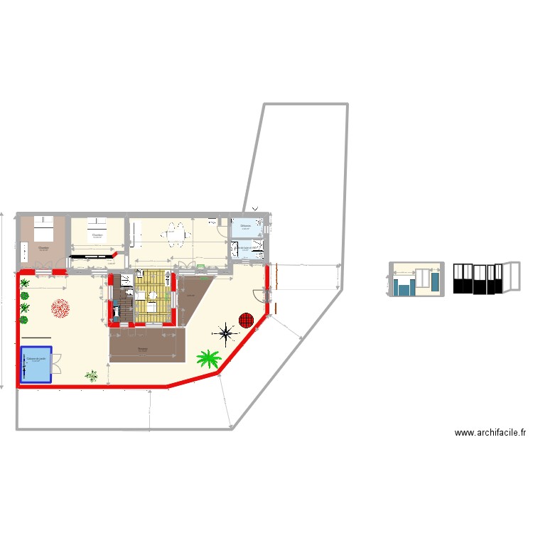 Extension SGDD Plan Version mai 2022 V8.2. Plan de 15 pièces et 231 m2