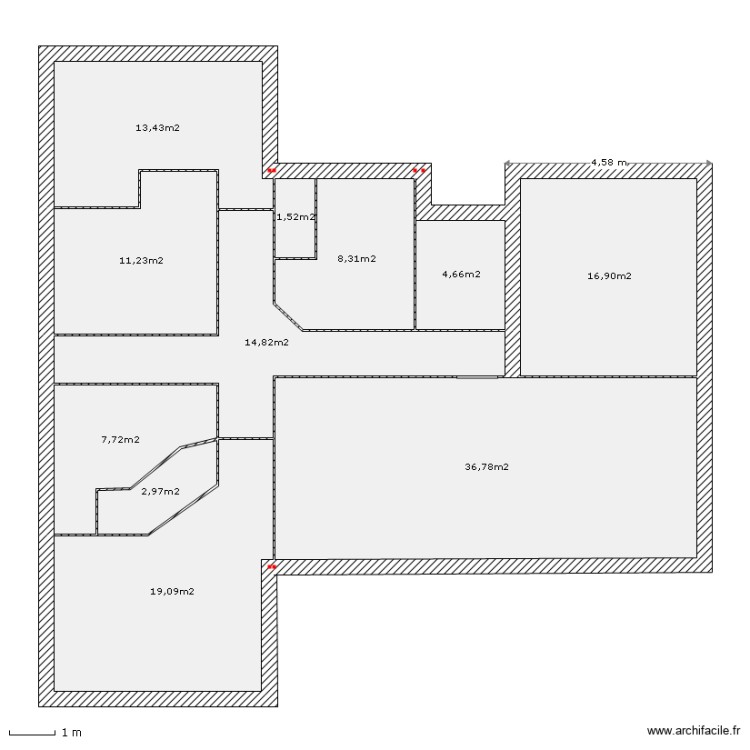 Plan. Plan de 0 pièce et 0 m2