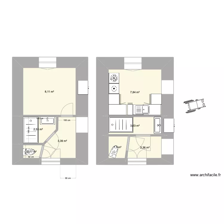 maman Bastia 2. Plan de 
