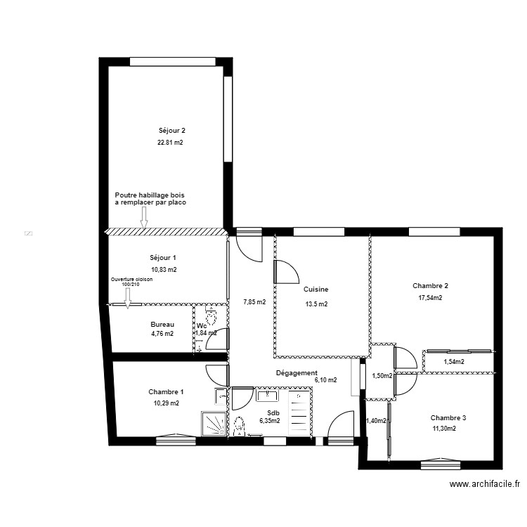 ESTRANGIN PROJET FINAL. Plan de 0 pièce et 0 m2