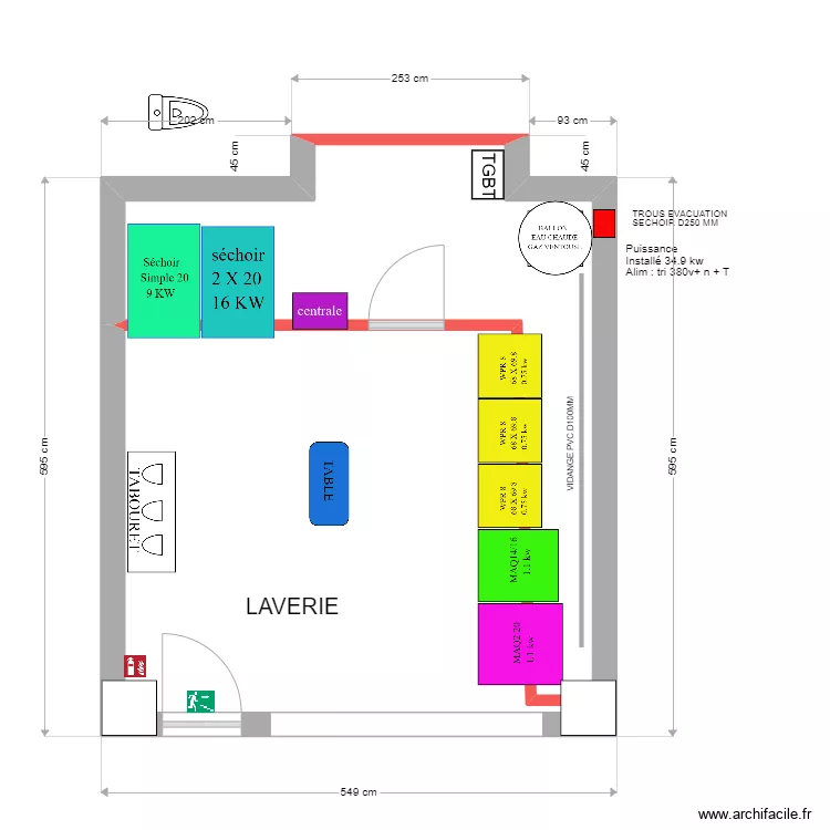 PROJET SAS PLSC 85000. Plan de 