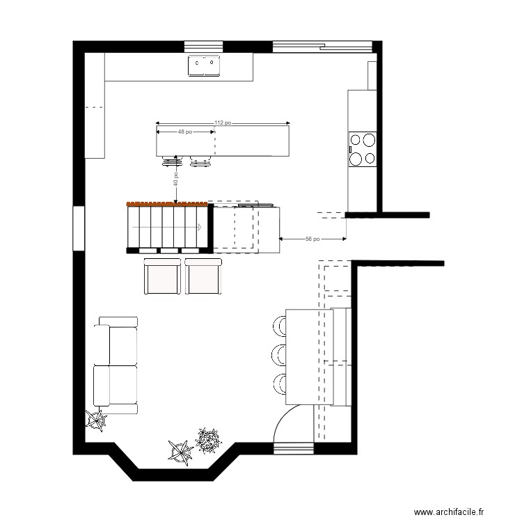 lefort rdch3. Plan de 0 pièce et 0 m2