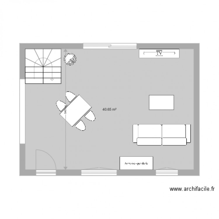 salon 2. Plan de 0 pièce et 0 m2