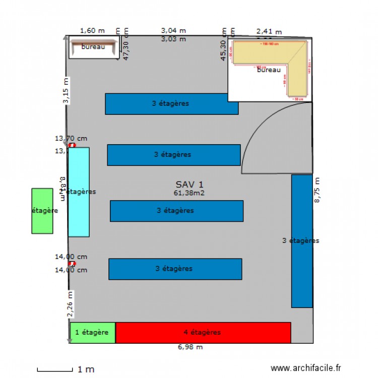 SAV 1 2. Plan de 0 pièce et 0 m2