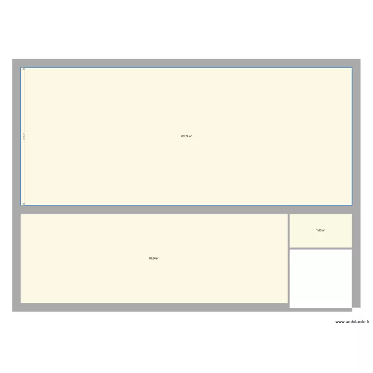 ETAGE POUR DORTOIR. Plan de 