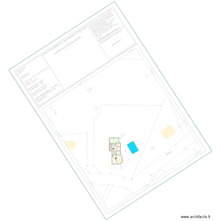 rdc montenois. Plan de 0 pièce et 0 m2