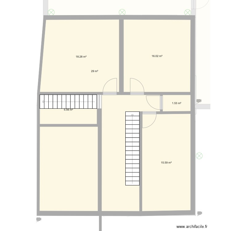 Etage . Plan de 0 pièce et 0 m2