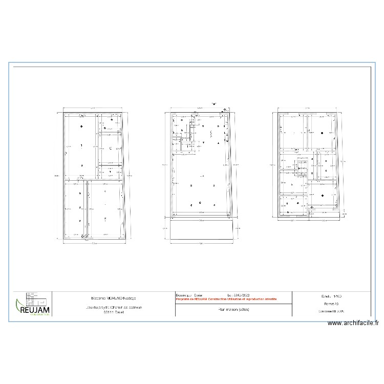 elec perso. Plan de 0 pièce et 0 m2