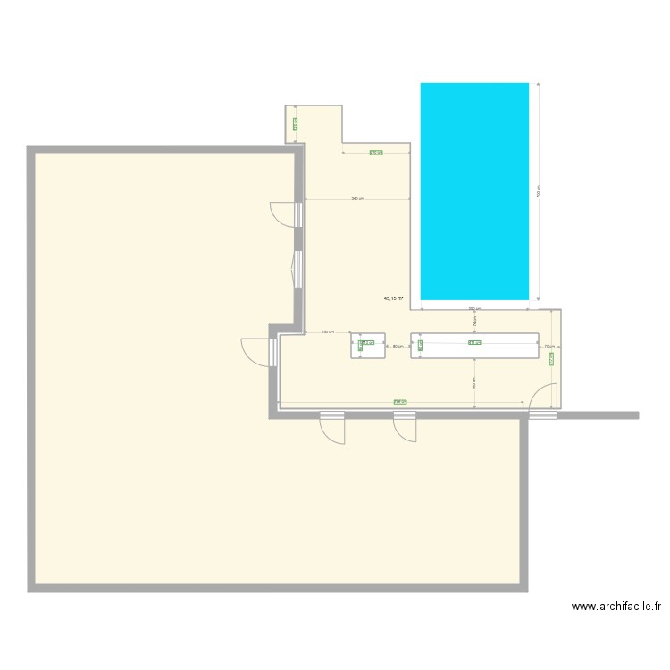 Terasse 260721. Plan de 0 pièce et 0 m2