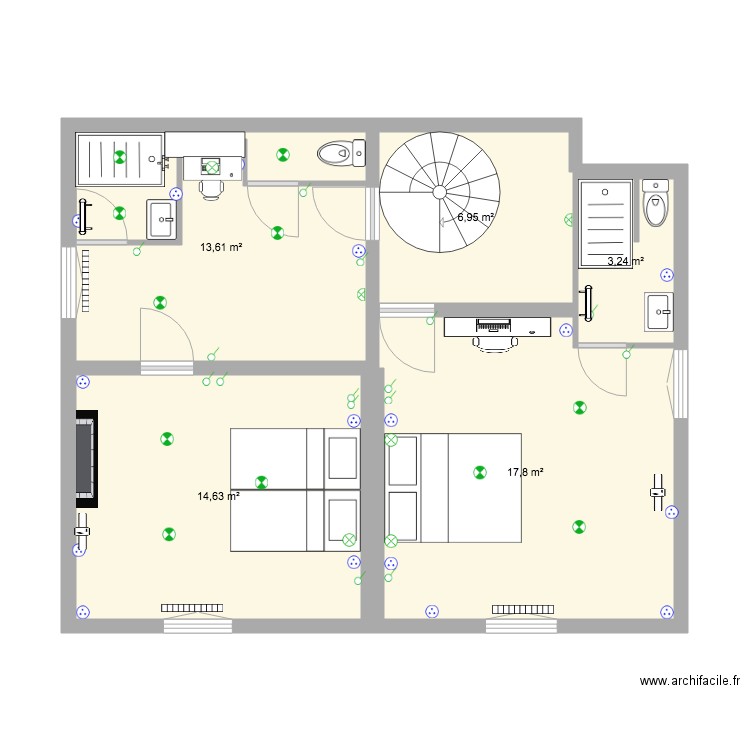 Plan  St Emiliion 1er. Plan de 0 pièce et 0 m2