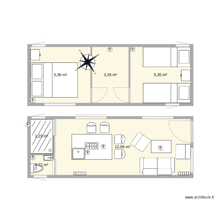 fitou. Plan de 0 pièce et 0 m2