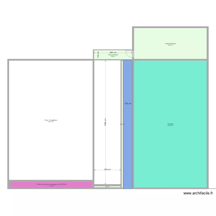 BAL Tranch&eacute;e. Plan de 