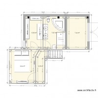 Chambre existante et extension