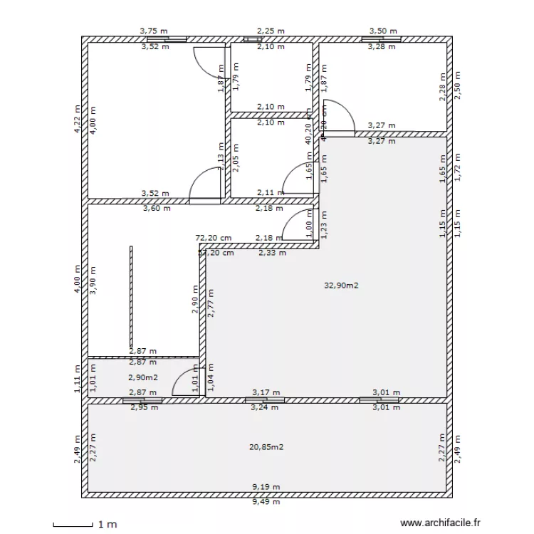 Projet maison Somone Etage 27 juil 2012 COTE. Plan de Projet maison Somone Etage 27 juil 2012 COTE. Plan de