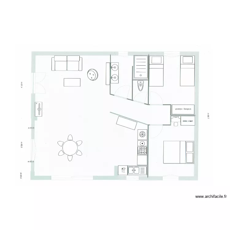 Agdt Villa 2 et 4 par terrasse. Plan de 