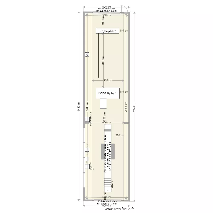 CCT VL M AZZI. Plan de 