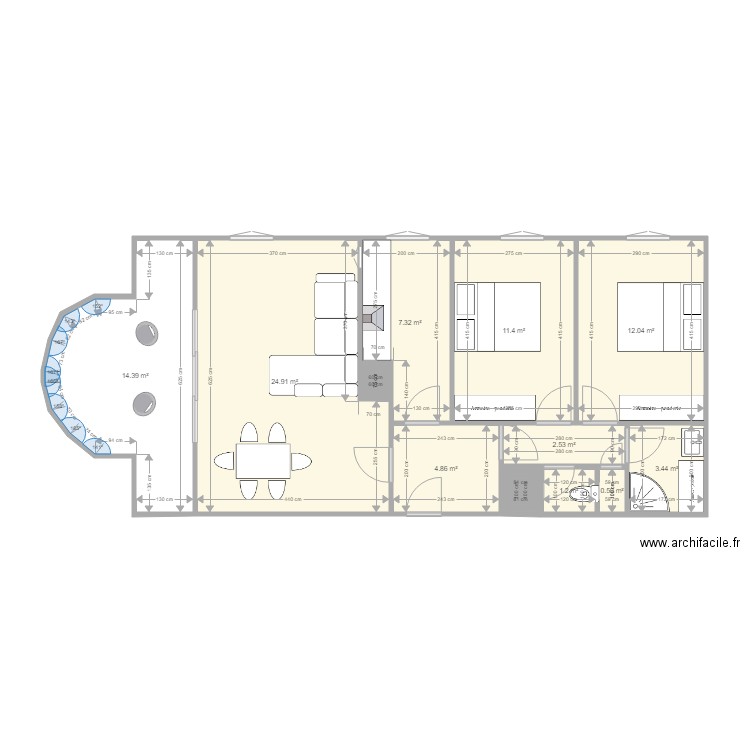 Plan Arucaria. Plan de 0 pièce et 0 m2