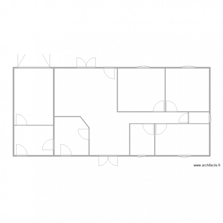 CASORLA PLAN AVANT TRAVAUX. Plan de 0 pièce et 0 m2