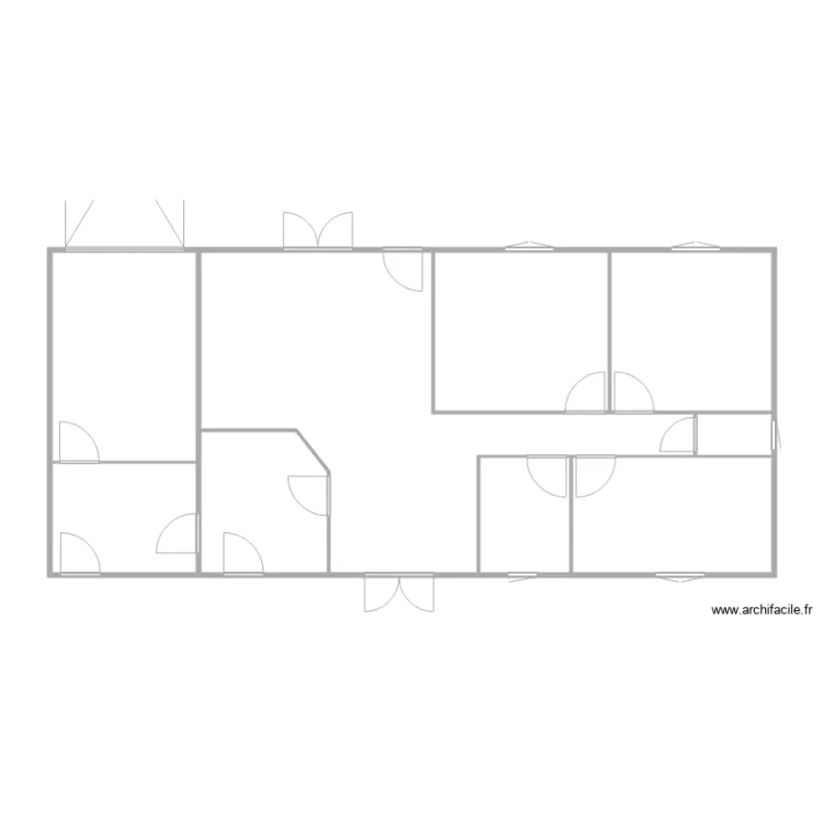 CASORLA PLAN AVANT TRAVAUX. Plan de 