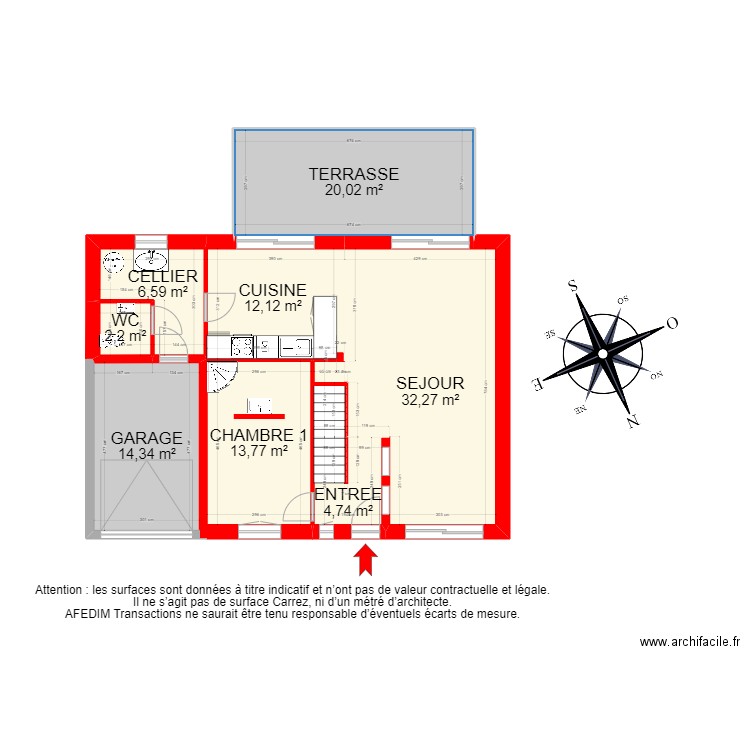 BI14007 -. Plan de 20 pièces et 199 m2