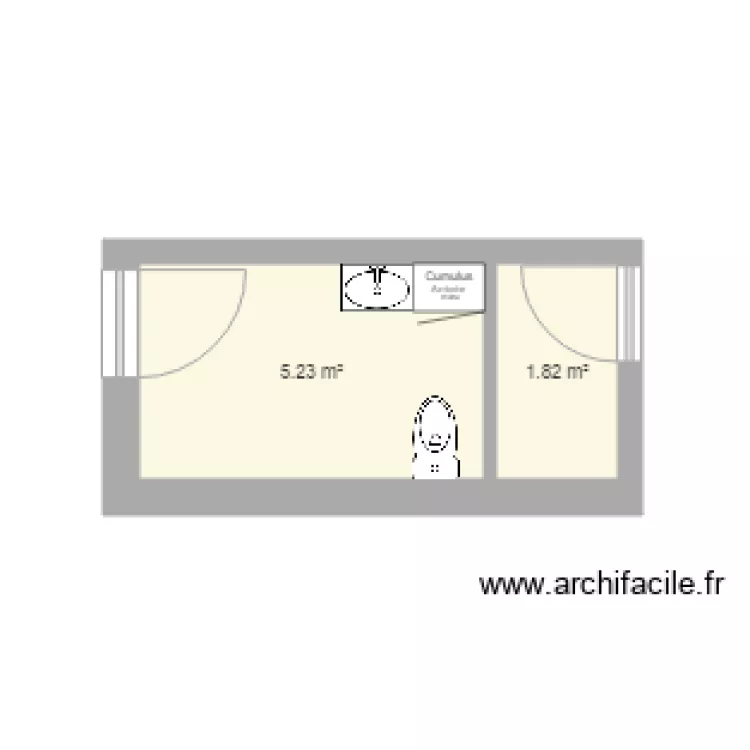 Plan local piscine. Plan de 