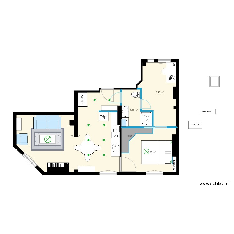 22Trebois. Plan de 0 pièce et 0 m2