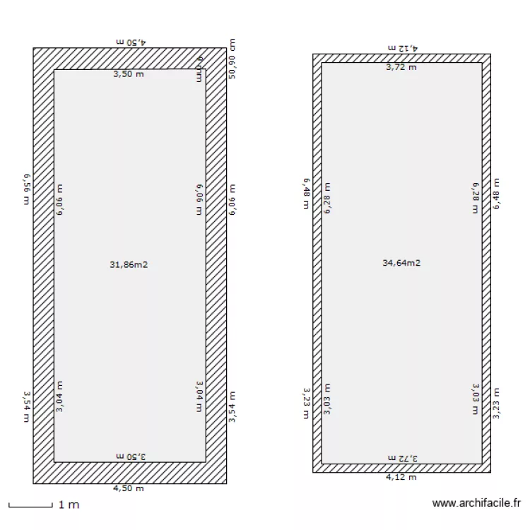 fondations. Plan de fondations. Plan de