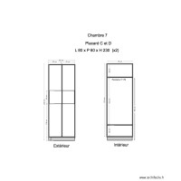 Placard Chambre 7 C et D
