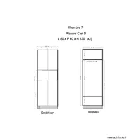 Placard Chambre 7 C et D