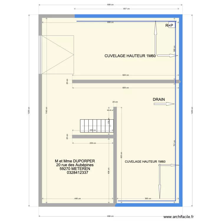 Plan DUPORPER. Plan de 