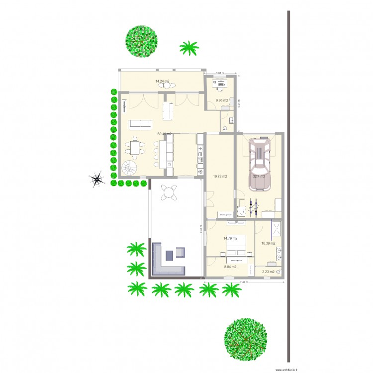 Maison JACKY étude 3. Plan de 0 pièce et 0 m2