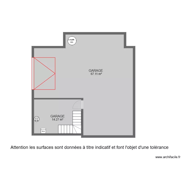 BI 5231 GARAGE M. Plan de 