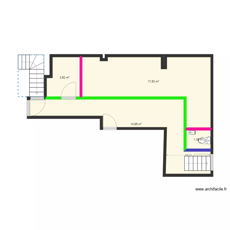 ext salon 2. Plan de 