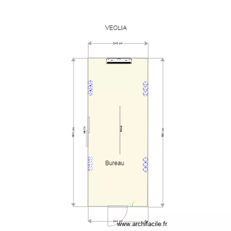 veolia bureau . Plan de 