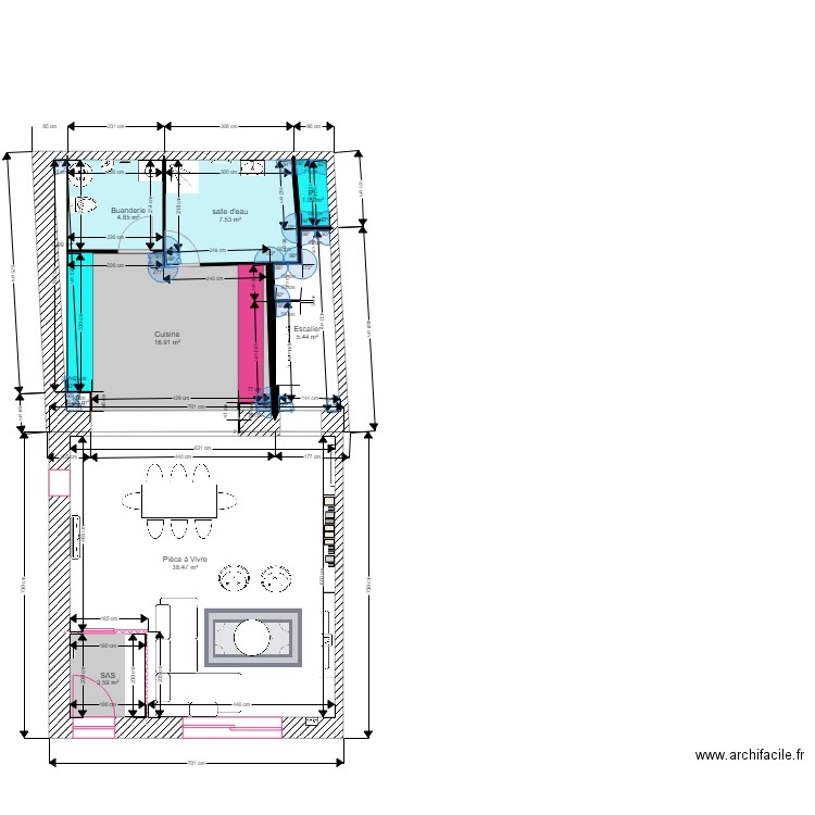 Ballarin RDC. Plan de 0 pièce et 0 m2