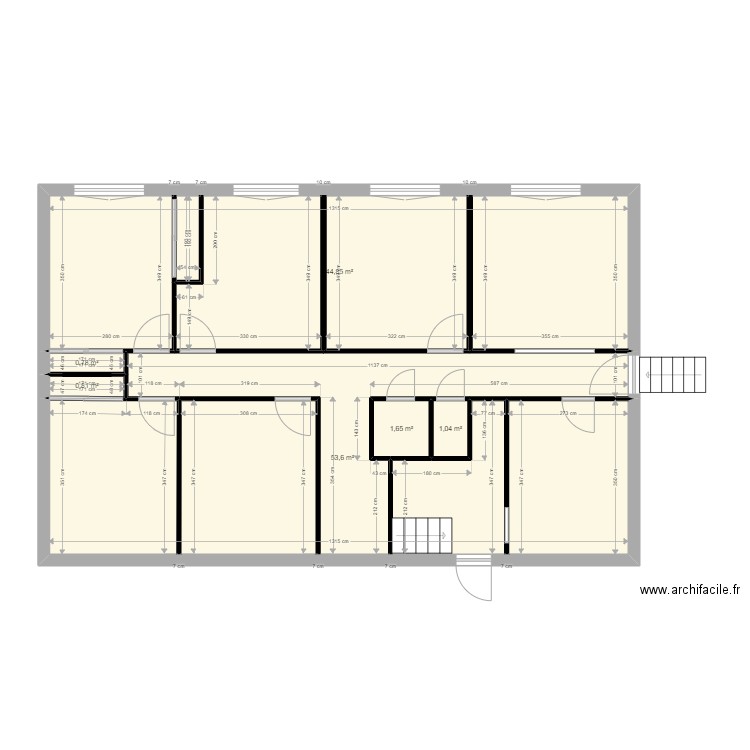 PAVILLON. Plan de 6 pièces et 103 m2