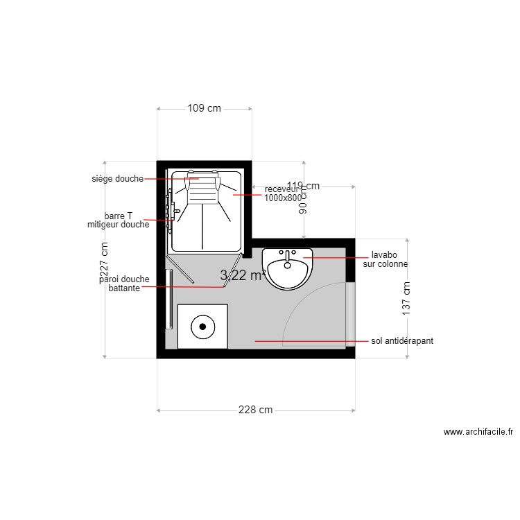 AMRI PREAULT. Plan de 0 pièce et 0 m2