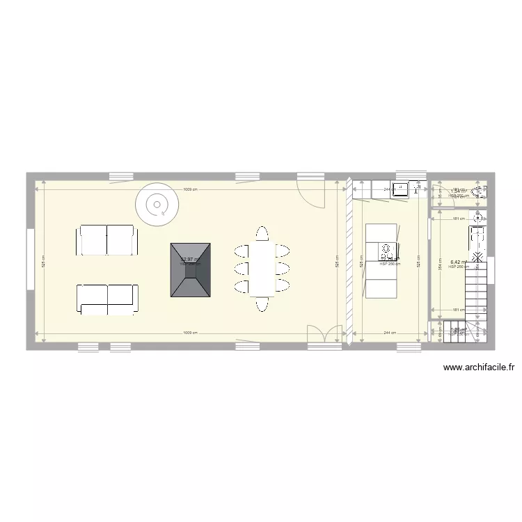 la colombière RDC. Plan de la colombière RDC. Plan de