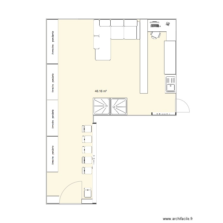 Bar bréguet. Plan de 0 pièce et 0 m2