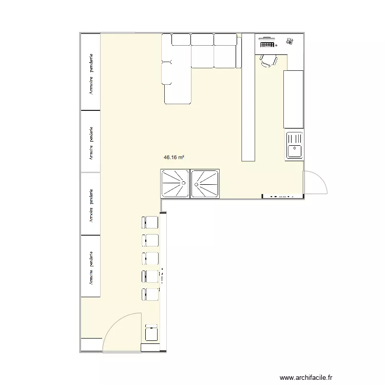 Bar bréguet. Plan de Bar bréguet. Plan de
